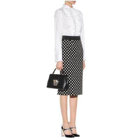 •NWOT• Dolce & Gabbana Small Bee Leather Satchel - Picture 2 of 8